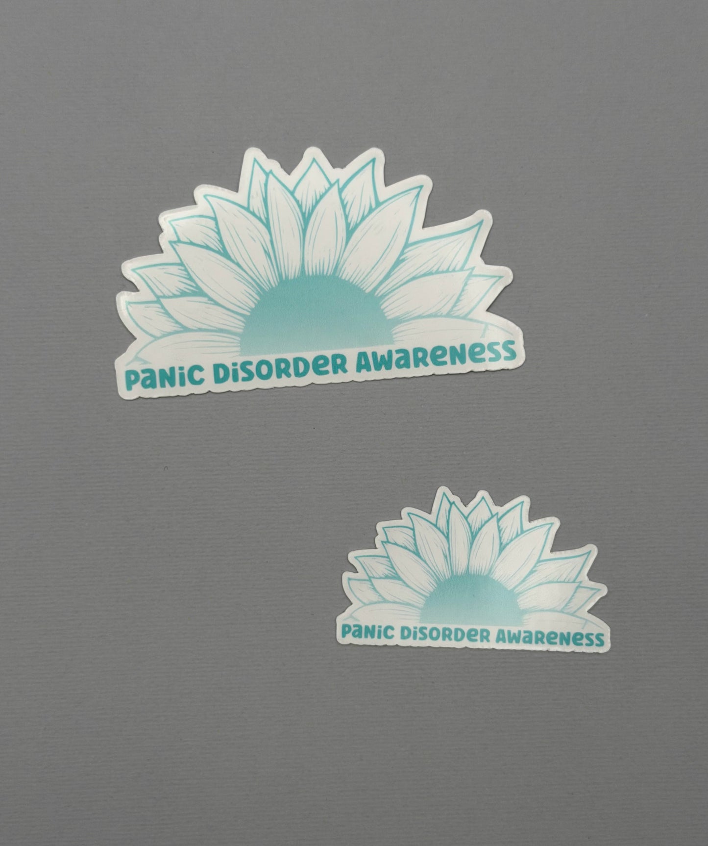 Panic Disorder Awareness Sunflower Sticker or Magnet