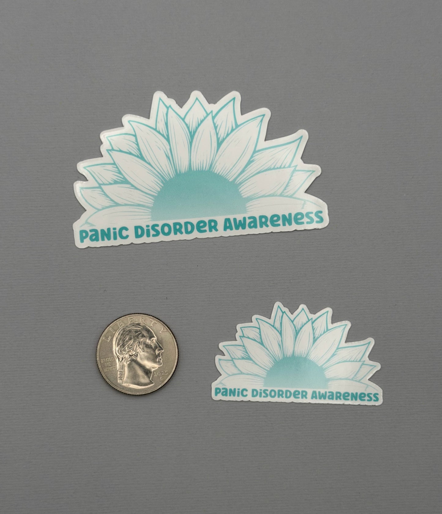 Panic Disorder Awareness Sunflower Sticker or Magnet