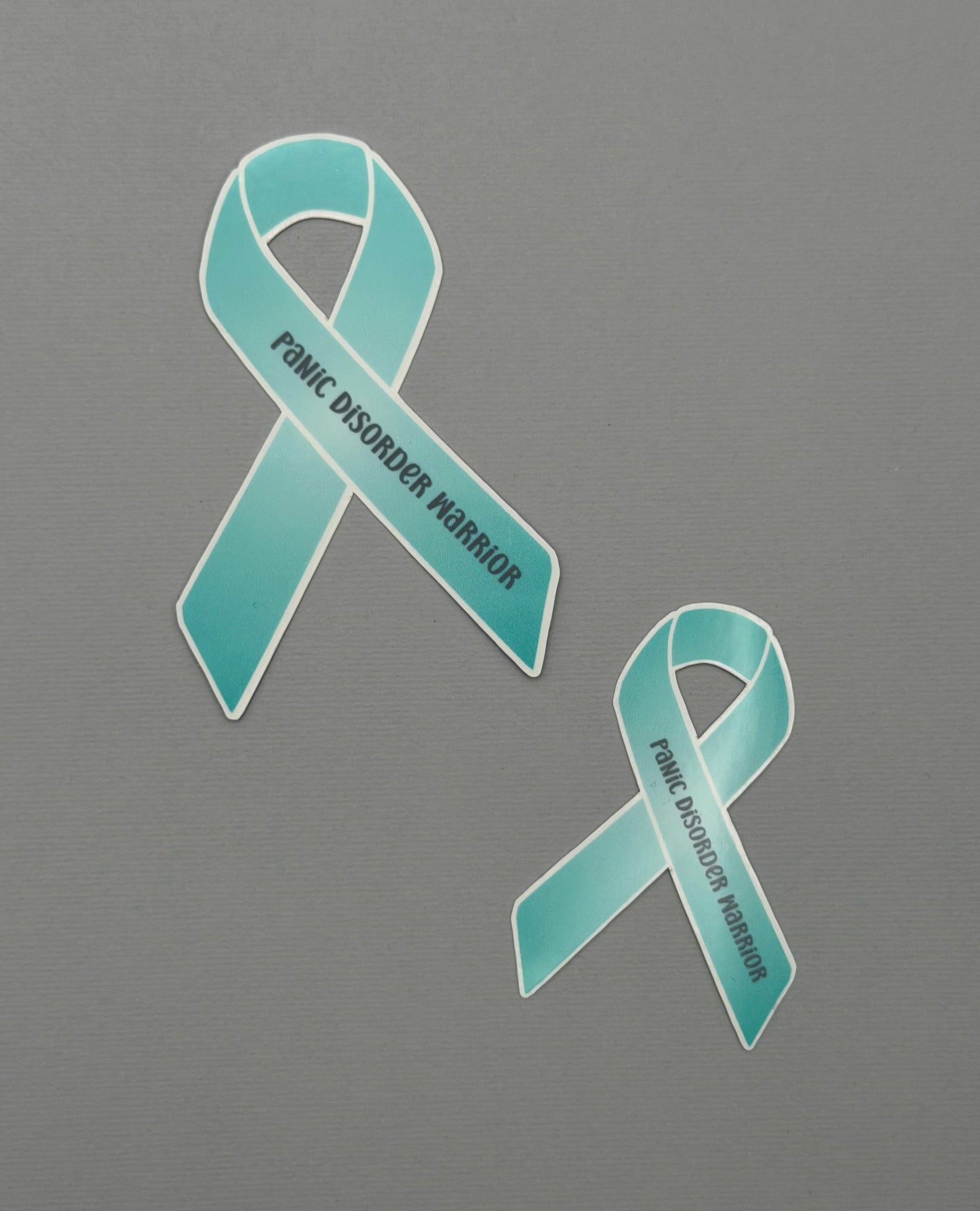 Panic Disorder Warrior Ribbon Sticker or Magnet