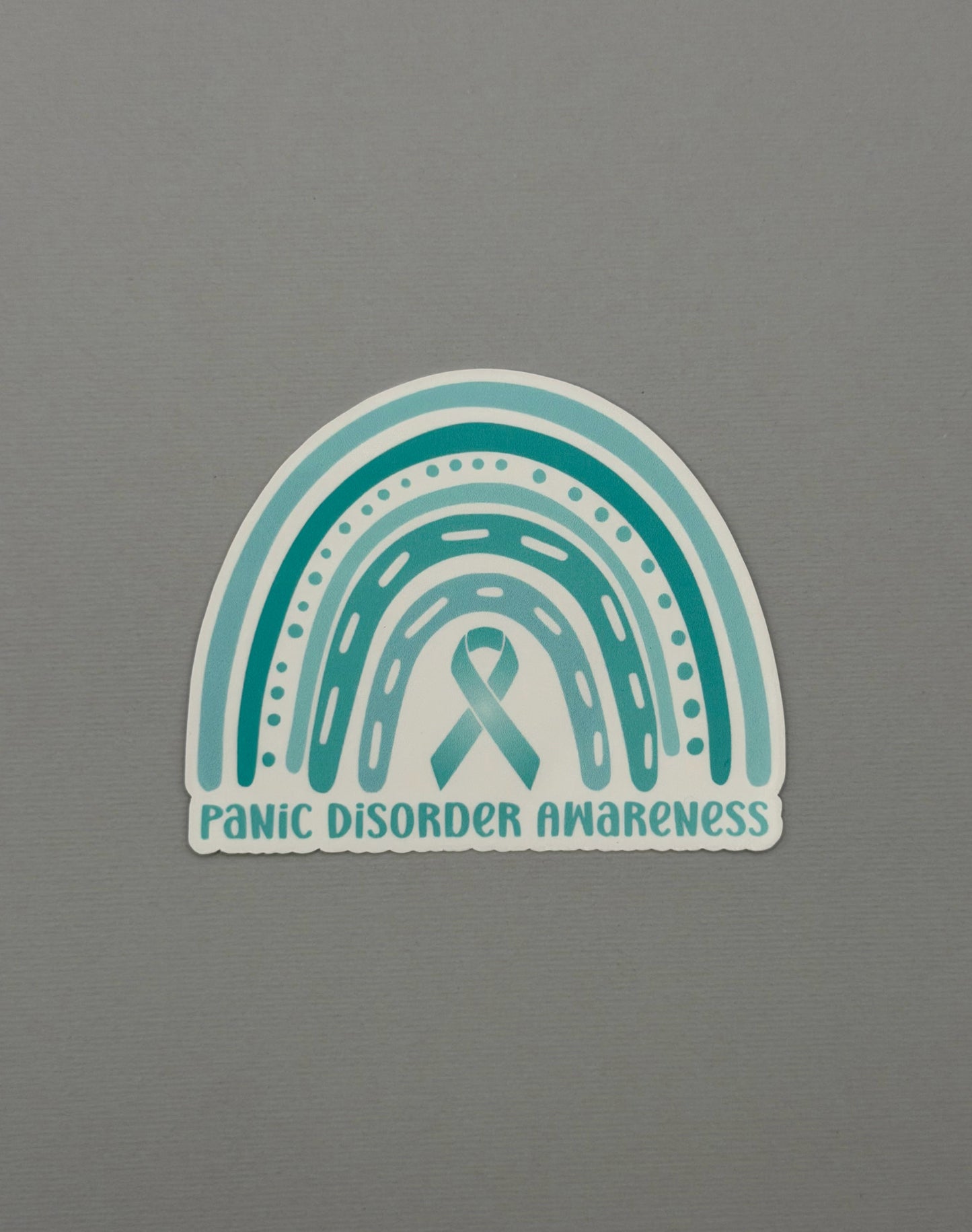Panic Disorder Awareness Rainbow Sticker or Magnet