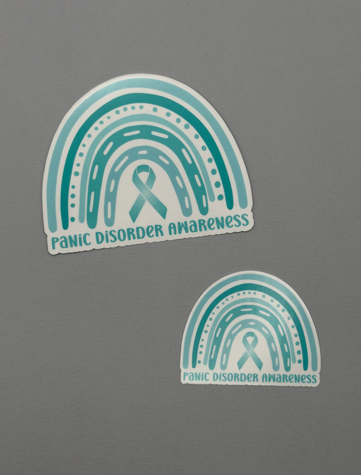 Panic Disorder Awareness Rainbow Sticker or Magnet