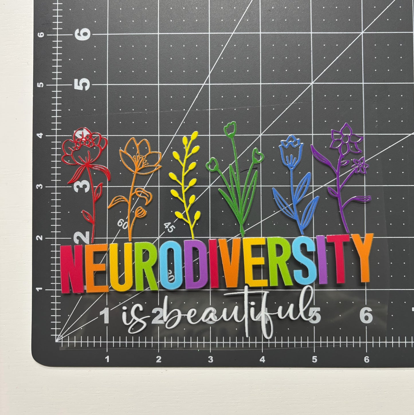 Neurodiversity is Beautiful Car Decal