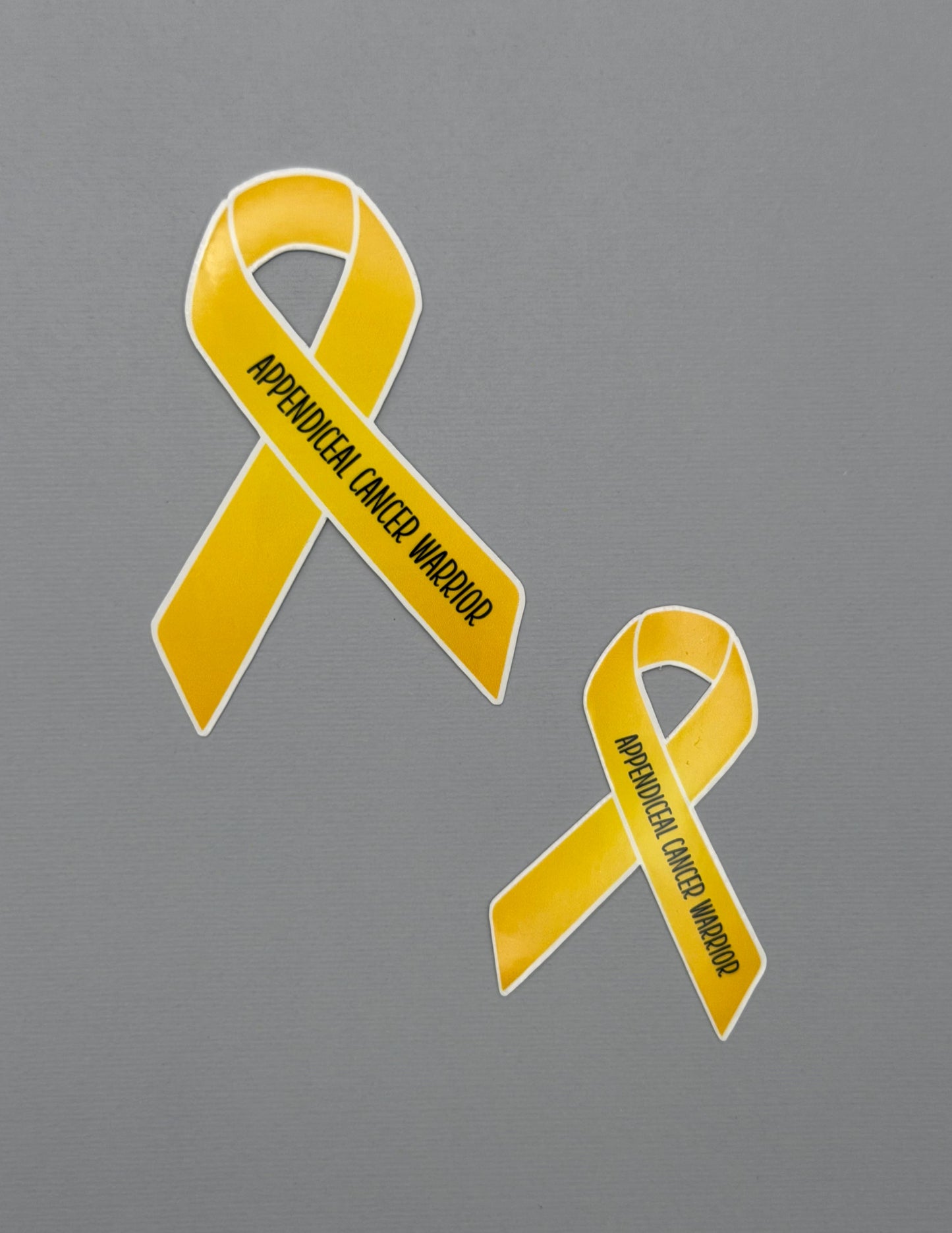 Appendiceal Cancer Warrior Ribbon Sticker or Magnet