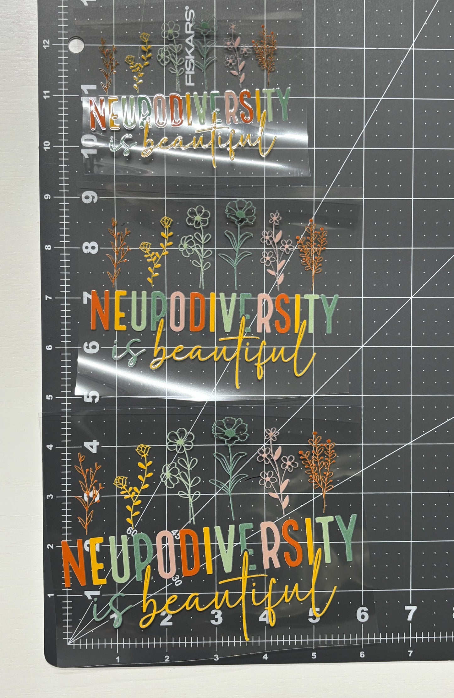 Neurodiversity is Beautiful Flower Car Decal