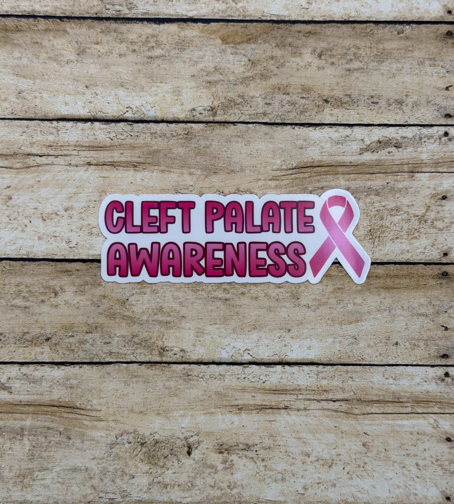 Cleft Palate Awareness with Ribbon Sticker or Magnet
