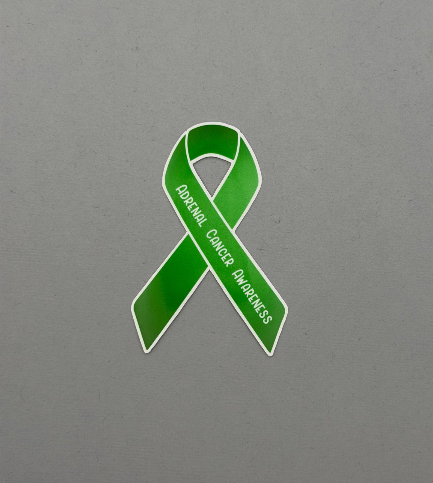 Adrenal Cancer Awareness Ribbon Sticker