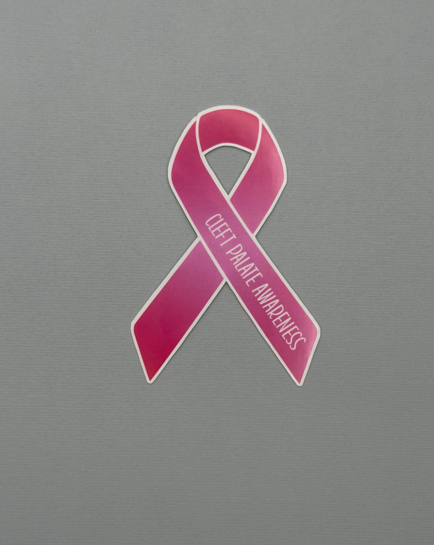 Cleft Palate Awareness Ribbon Sticker or Magnet