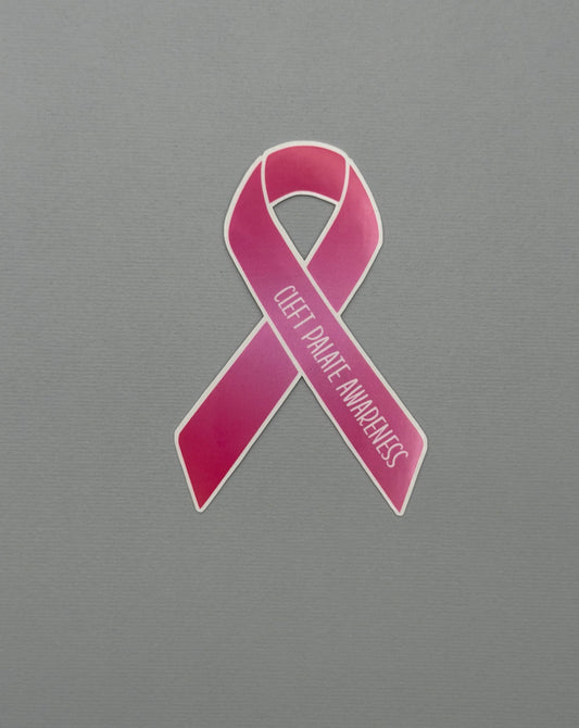 Cleft Palate Awareness Ribbon Sticker or Magnet