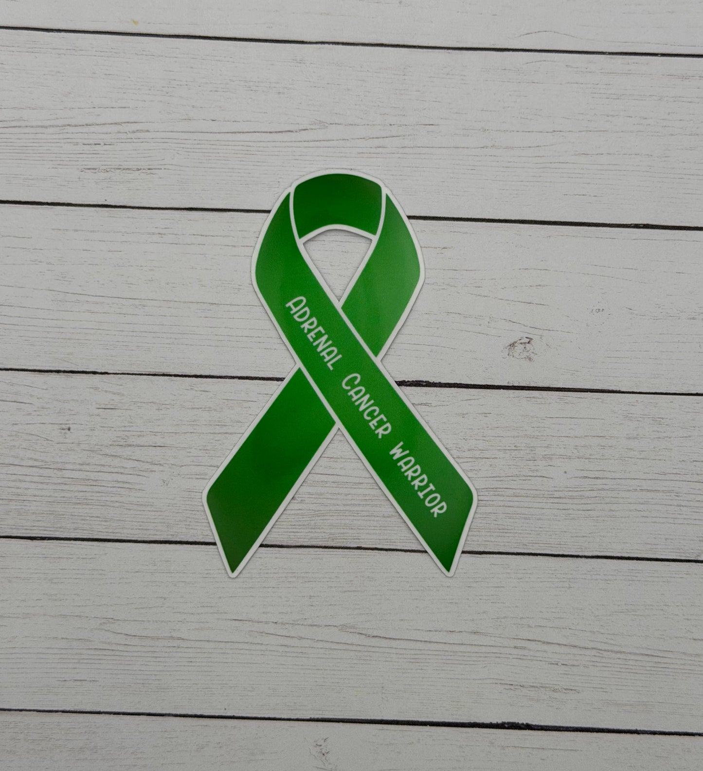 Adrenal Cancer Warrior Ribbon Sticker
