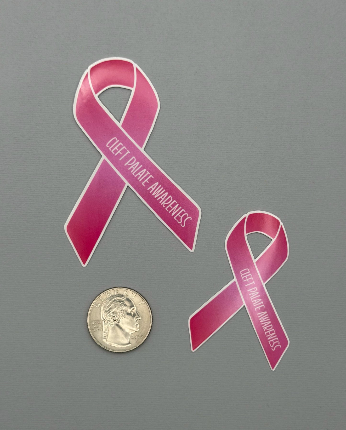 Cleft Palate Awareness Ribbon Sticker or Magnet