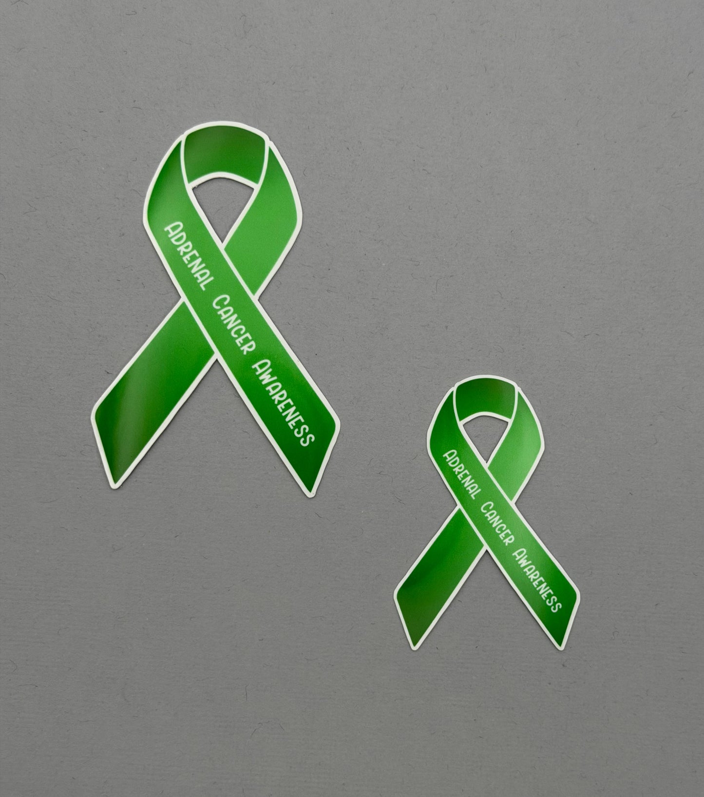 Adrenal Cancer Awareness Ribbon Sticker