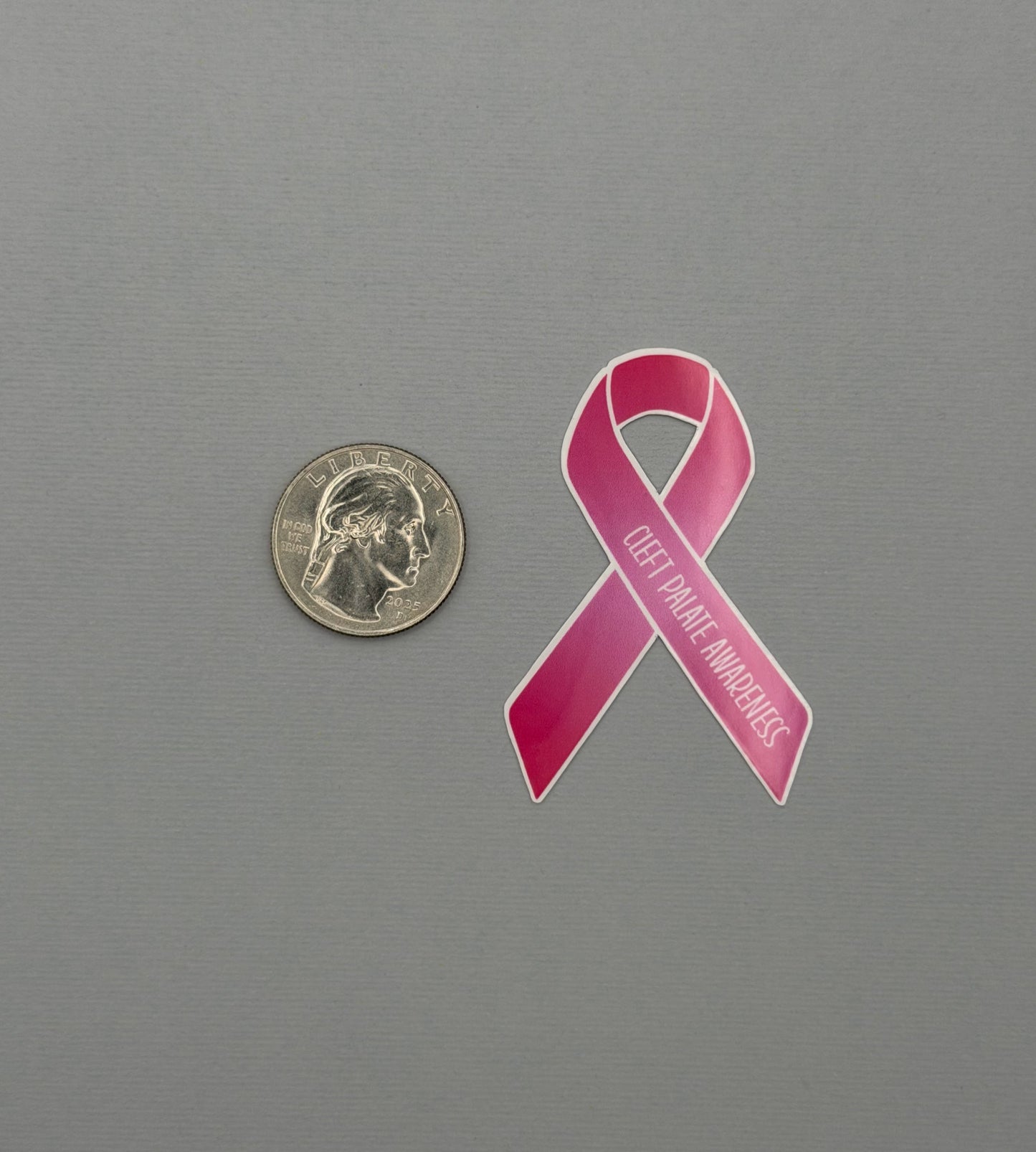 Cleft Palate Awareness Ribbon Sticker or Magnet