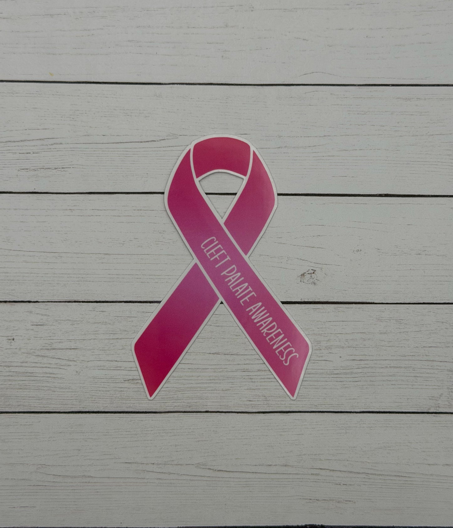 Cleft Palate Awareness Ribbon Sticker or Magnet