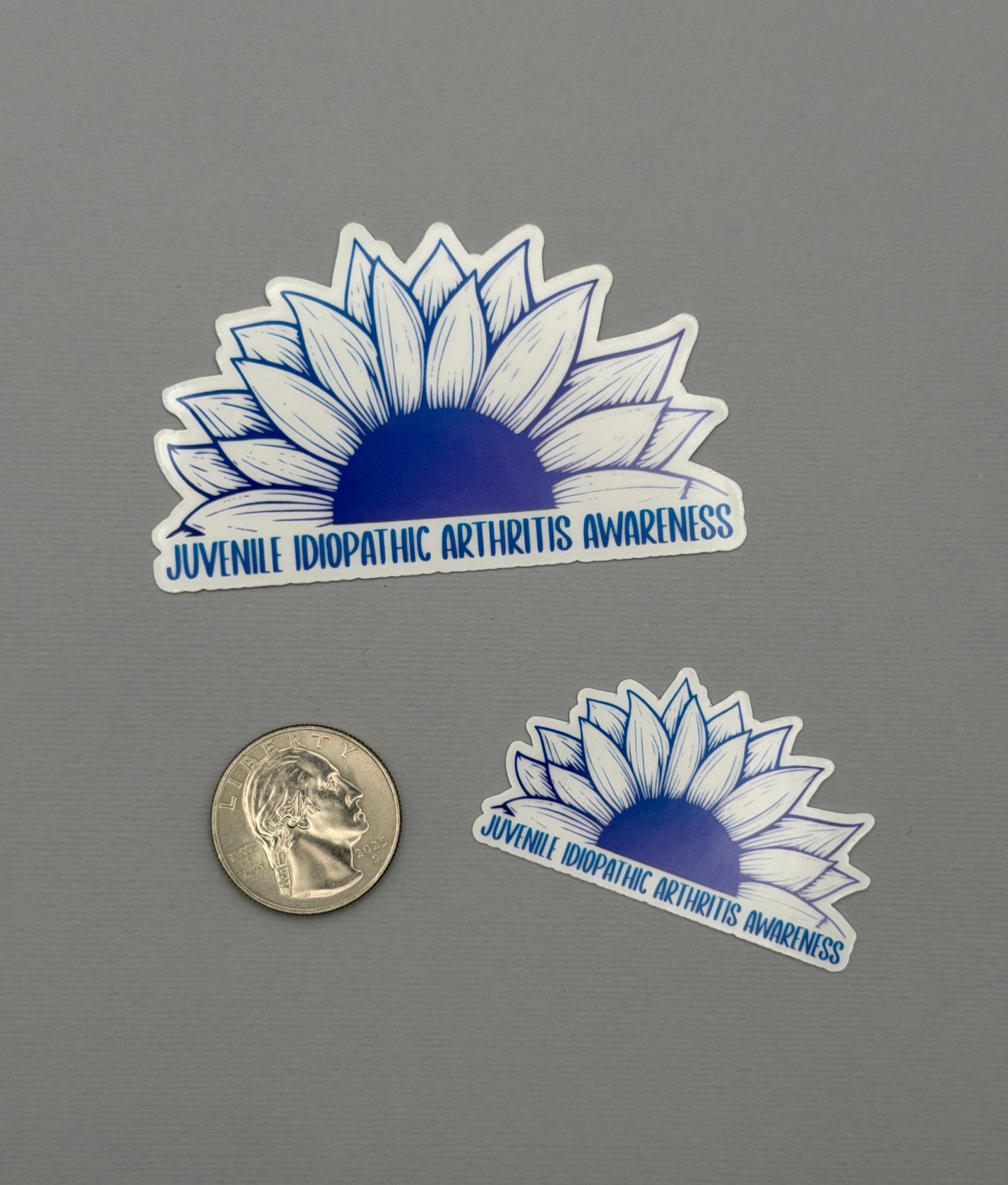 Juvenile Idiopathic Arthritis Awareness Sunflower Sticker or Magnet