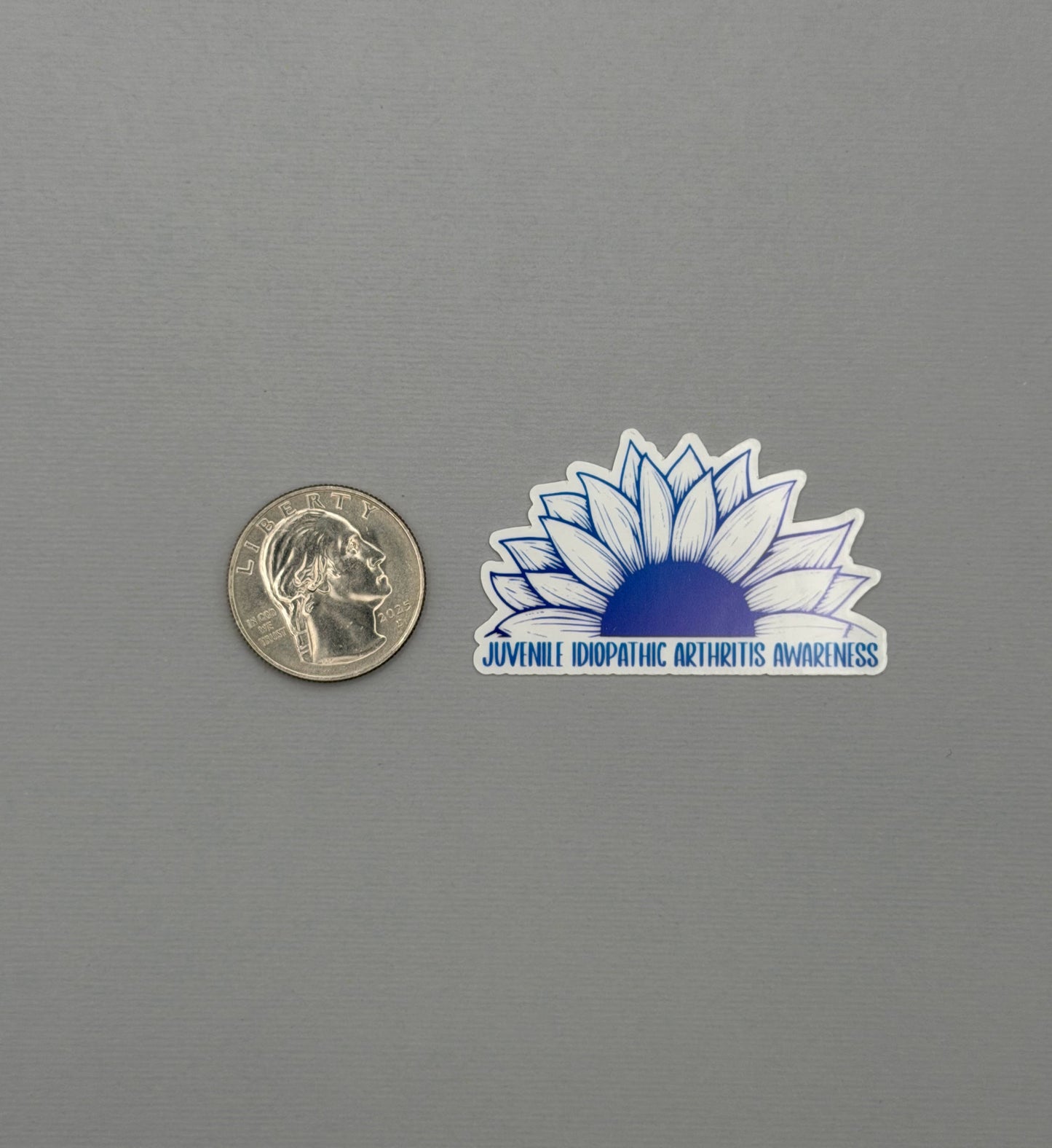 Juvenile Idiopathic Arthritis Awareness Sunflower Sticker or Magnet