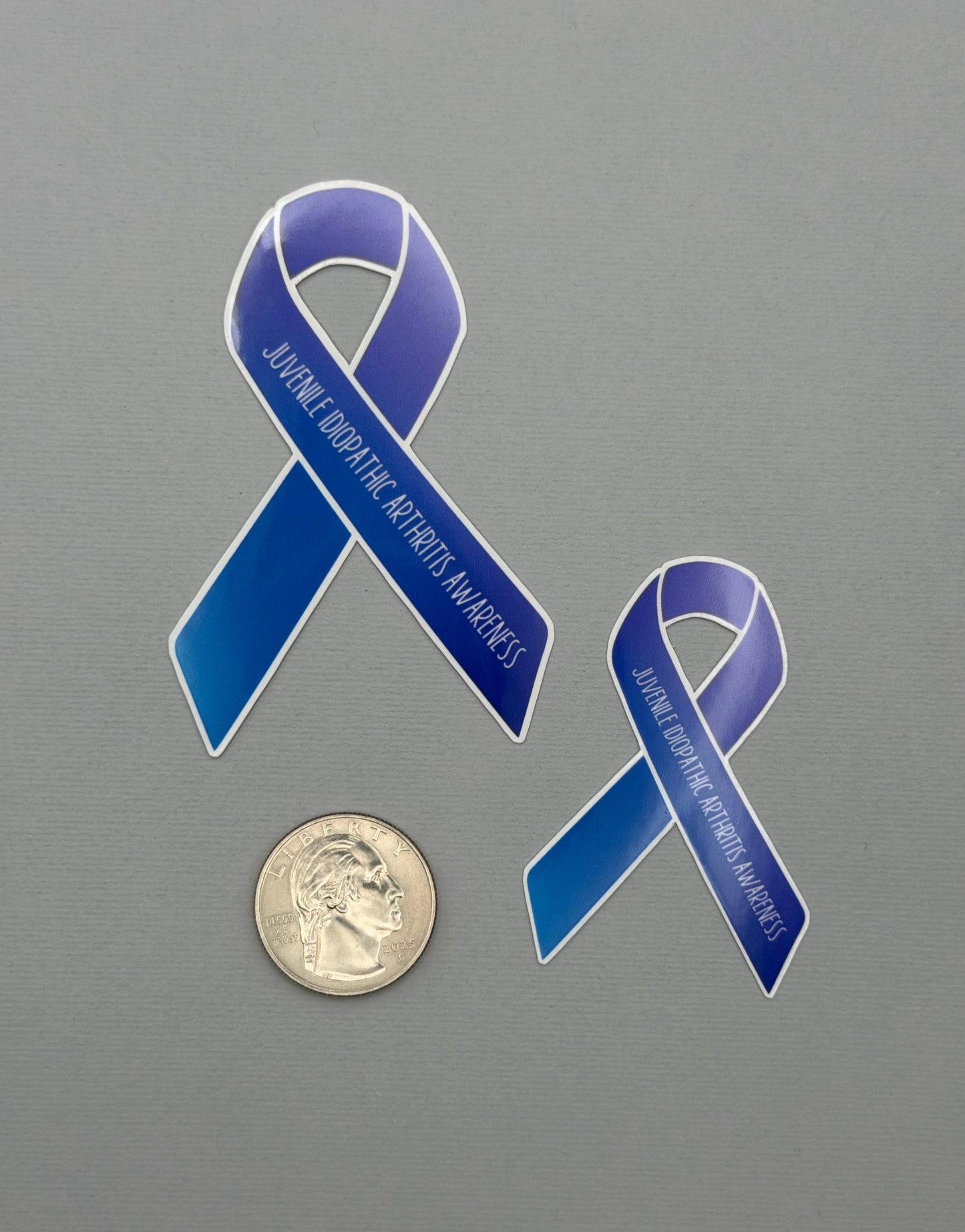 Juvenile Idiopathic Arthritis Awareness Ribbon Sticker or Magnet