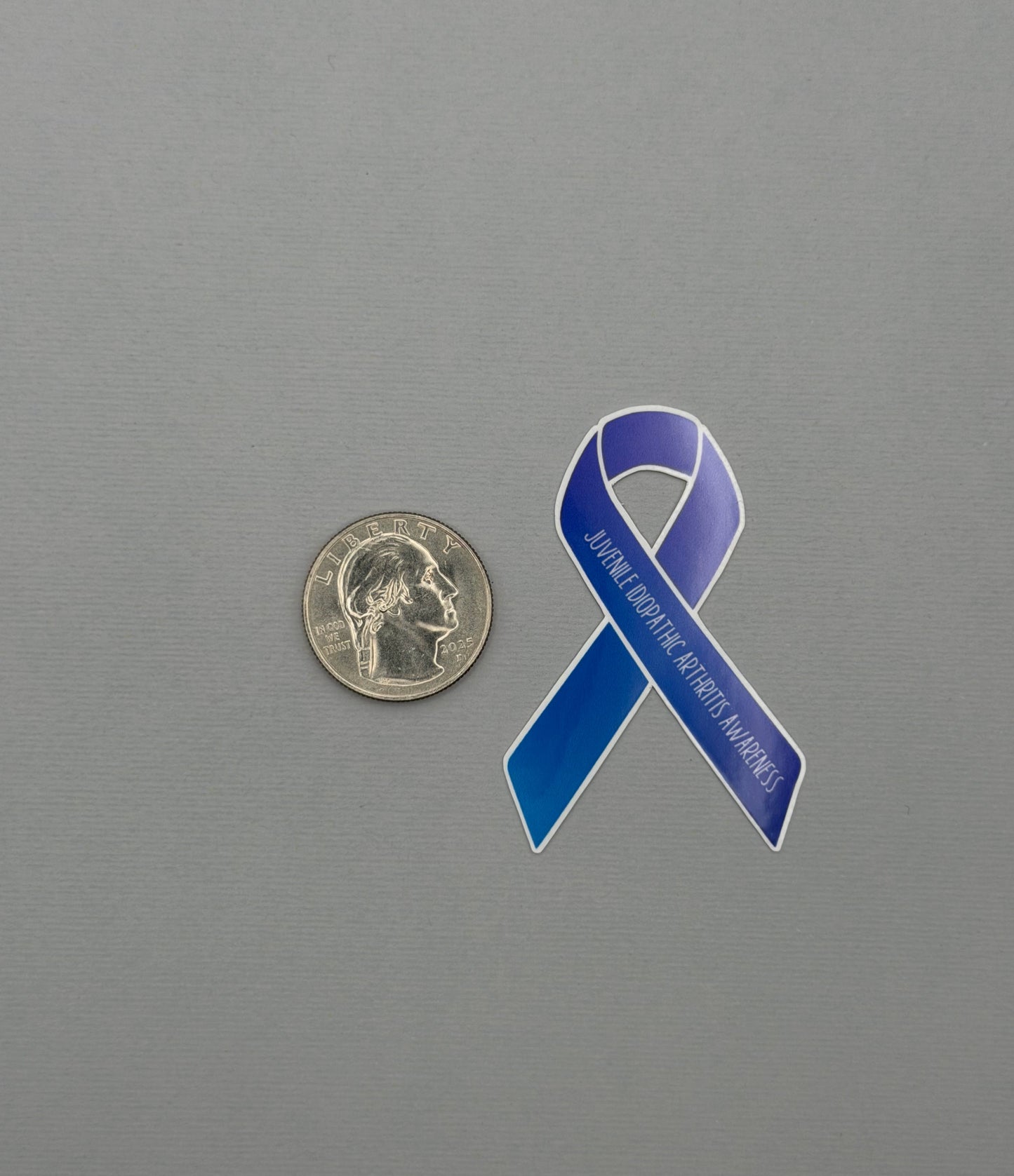 Juvenile Idiopathic Arthritis Awareness Ribbon Sticker or Magnet