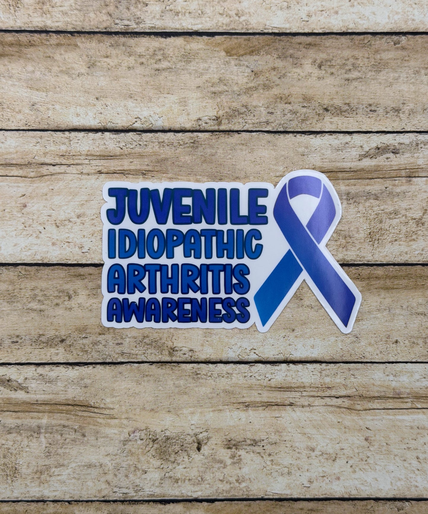 Juvenile Idiopathic Arthritis Awareness with Ribbon Sticker or Magnet