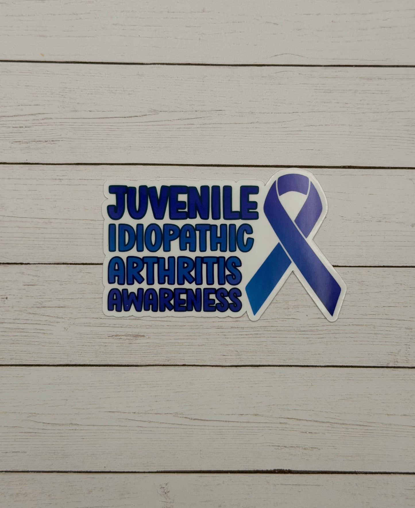 Juvenile Idiopathic Arthritis Awareness with Ribbon Sticker or Magnet