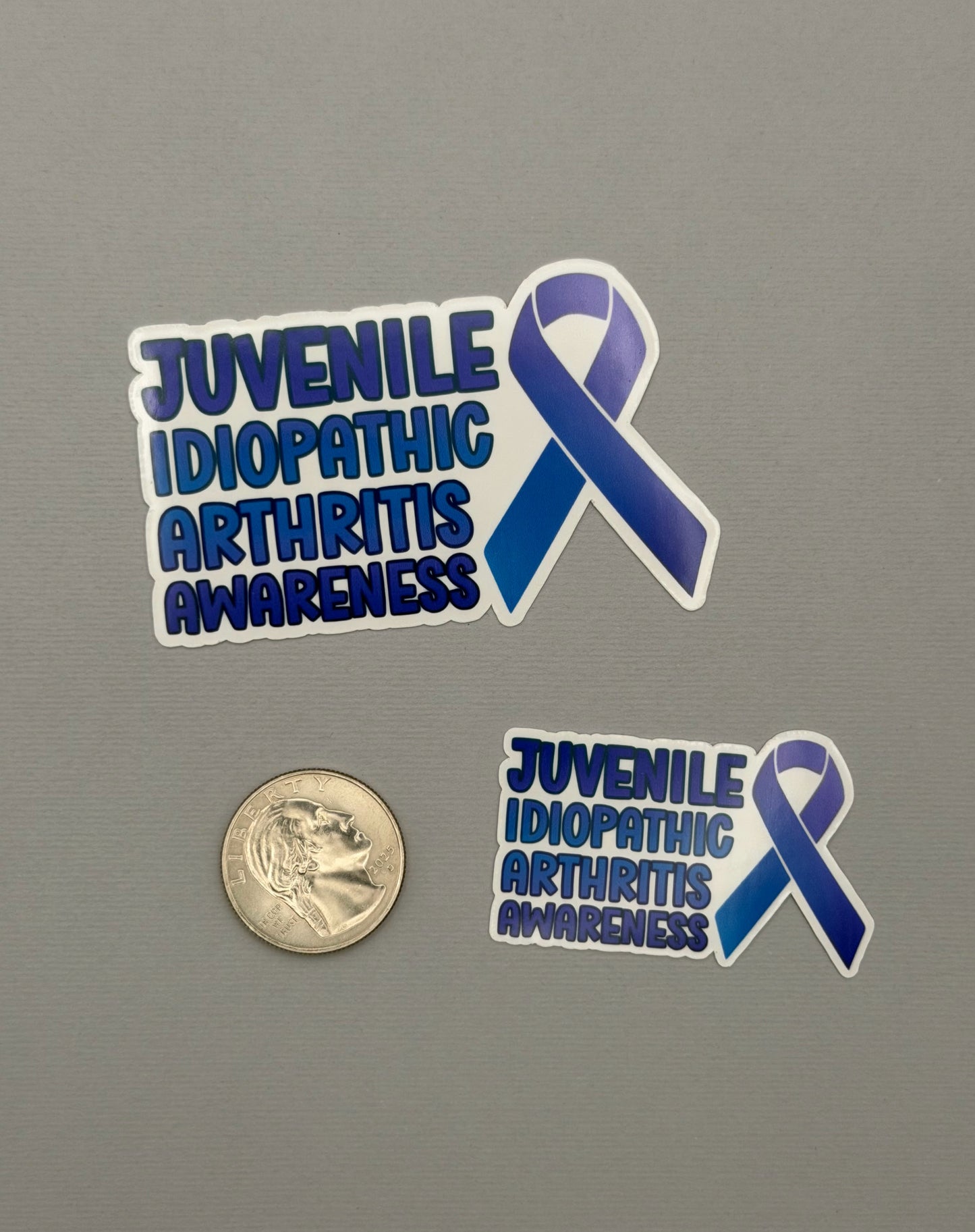Juvenile Idiopathic Arthritis Awareness with Ribbon Sticker or Magnet
