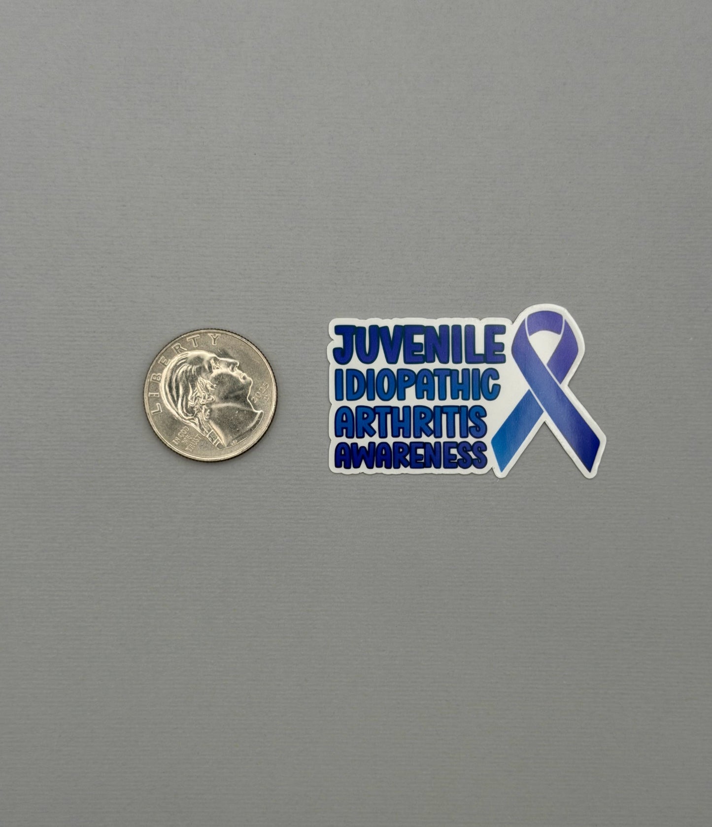 Juvenile Idiopathic Arthritis Awareness with Ribbon Sticker or Magnet