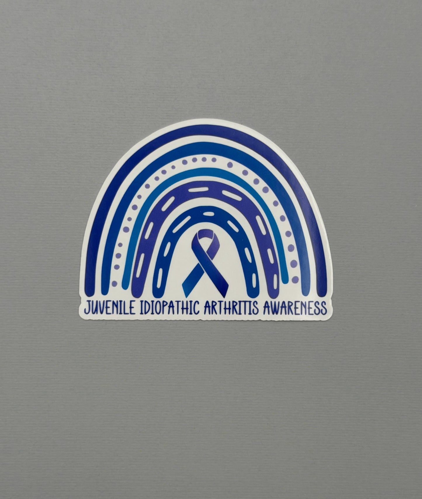Juvenile Idiopathic Arthritis Awareness Rainbow Sticker or Magnet