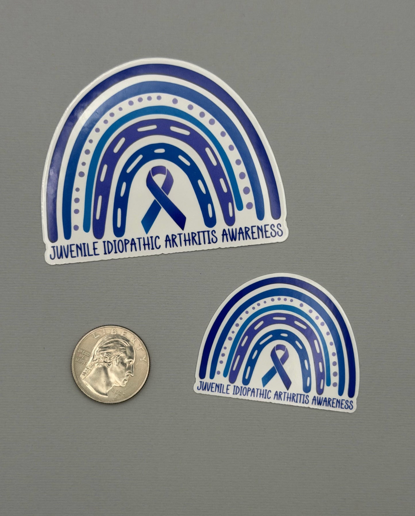 Juvenile Idiopathic Arthritis Awareness Rainbow Sticker or Magnet