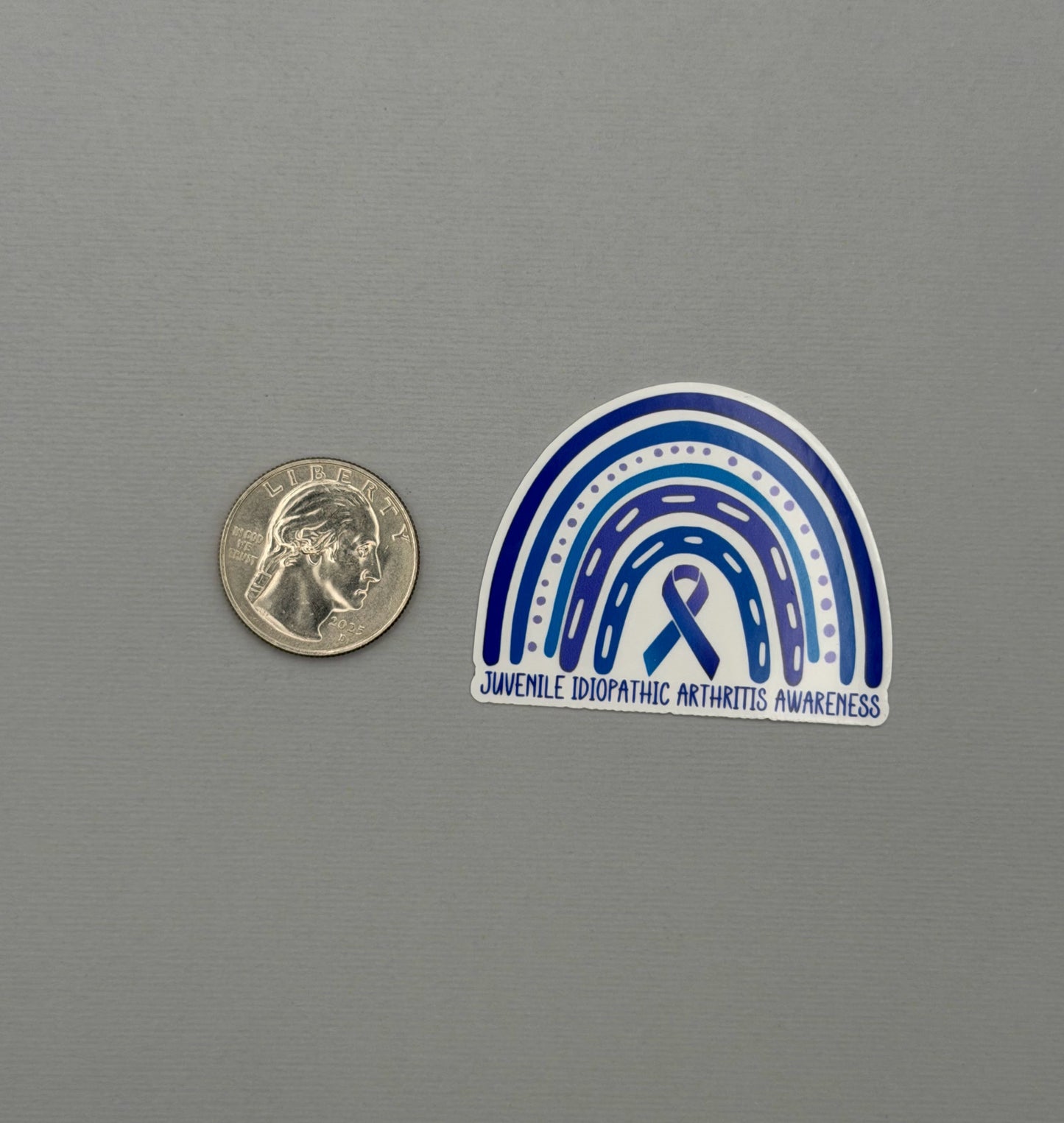 Juvenile Idiopathic Arthritis Awareness Rainbow Sticker or Magnet
