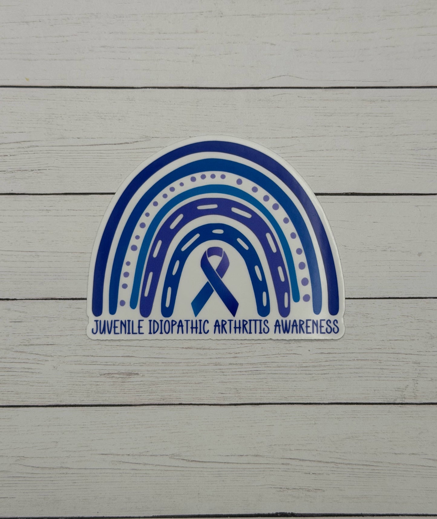 Juvenile Idiopathic Arthritis Awareness Rainbow Sticker or Magnet