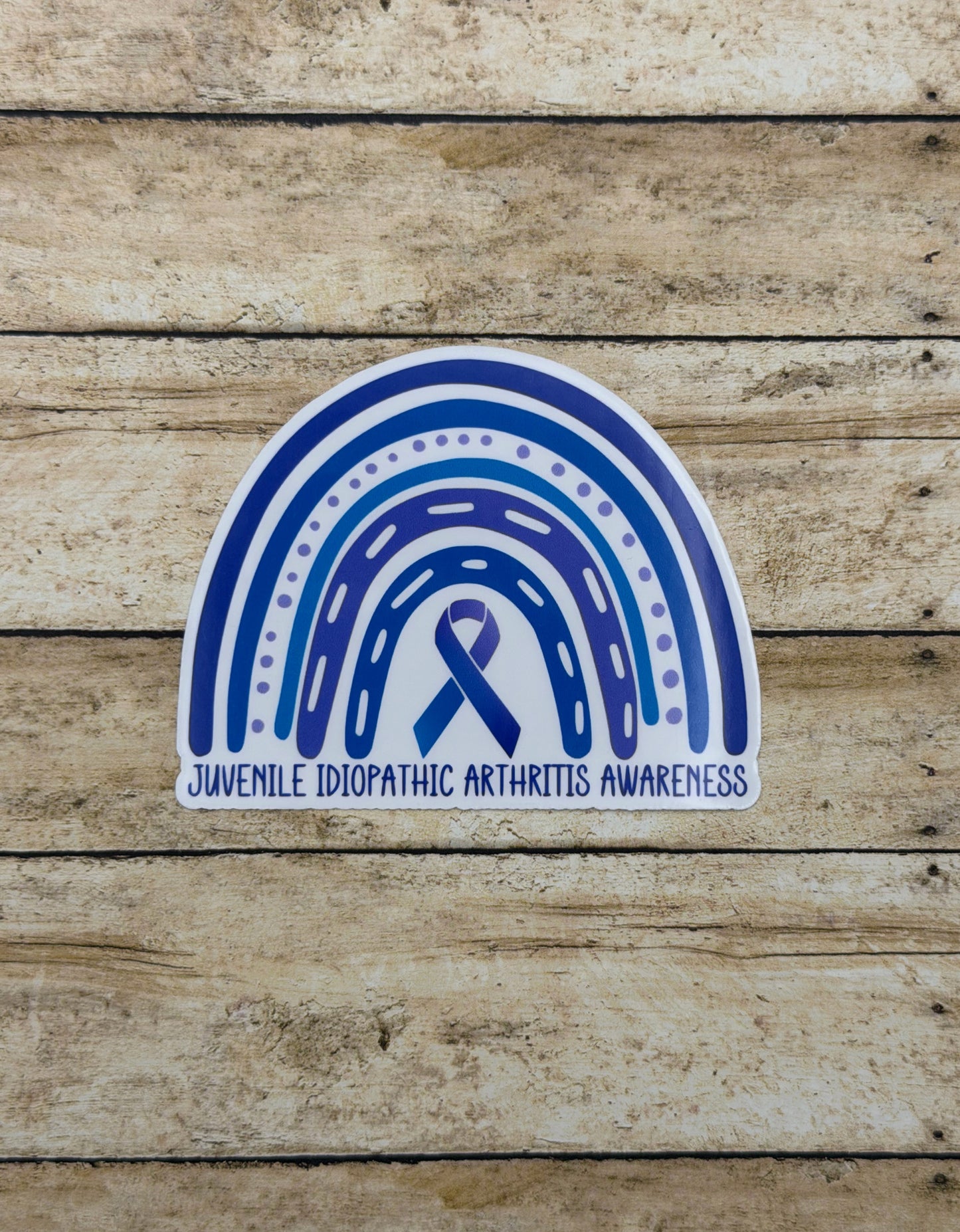 Juvenile Idiopathic Arthritis Awareness Rainbow Sticker or Magnet