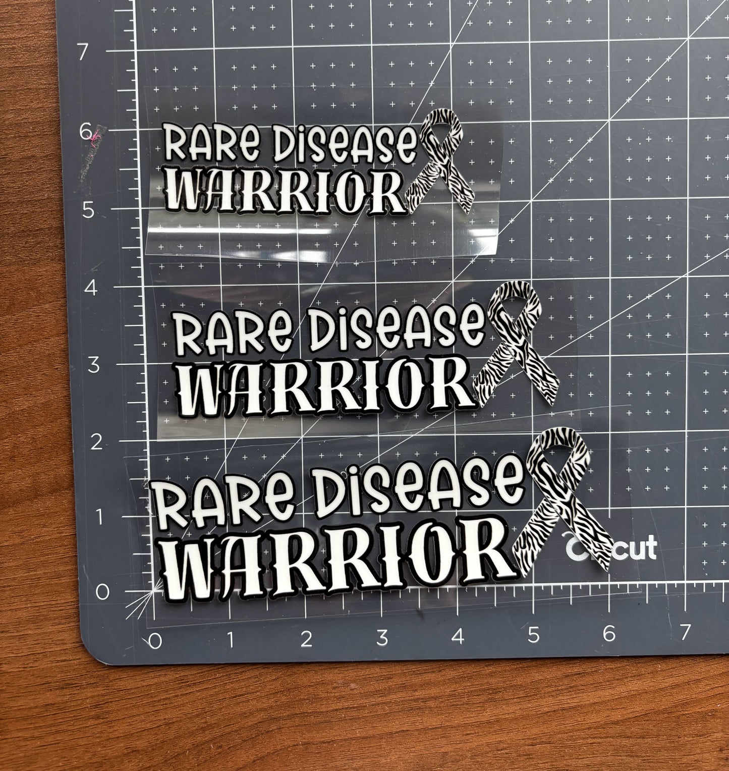 Rare Disease Warrior with Ribbon Car Decal