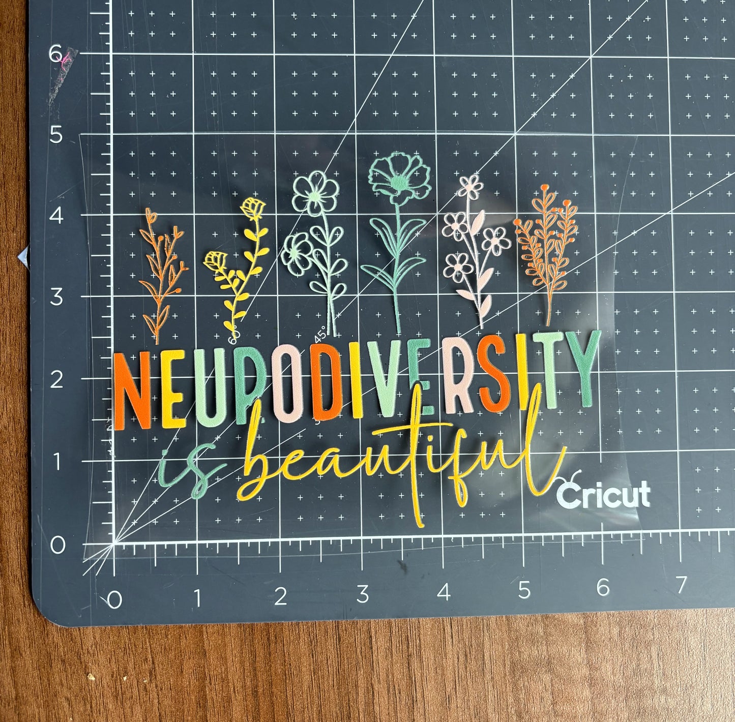 Neurodiversity is Beautiful Flower Car Decal