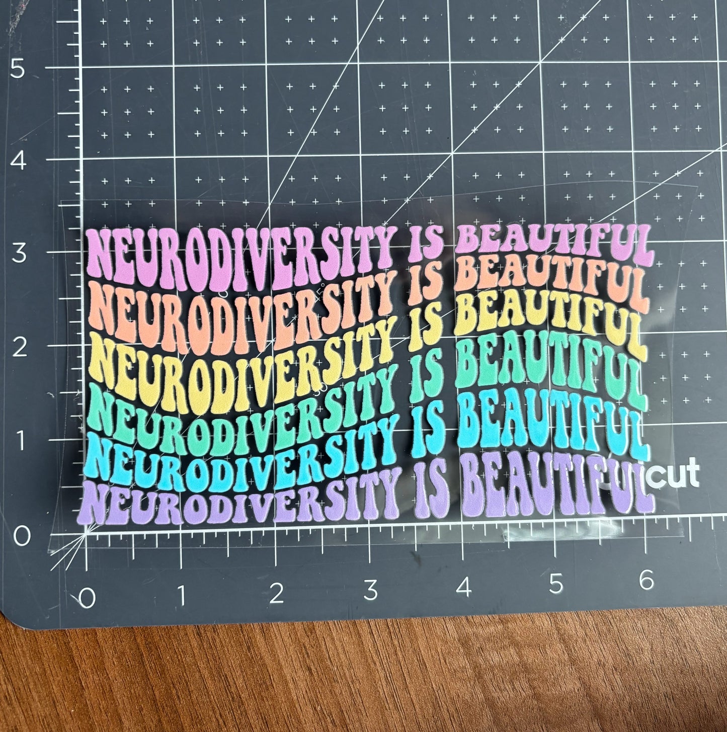 Neurodiversity is Beautiful Car Decal