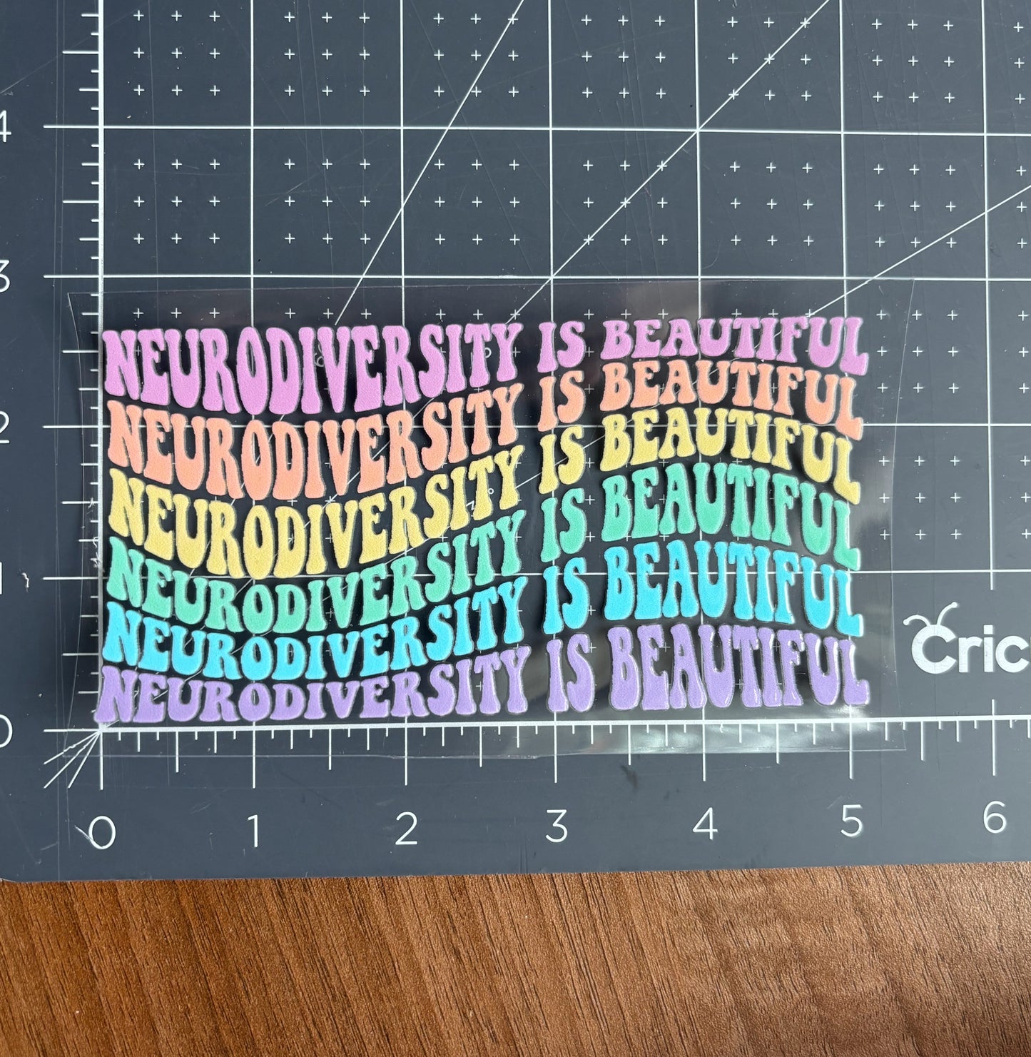 Neurodiversity is Beautiful Car Decal