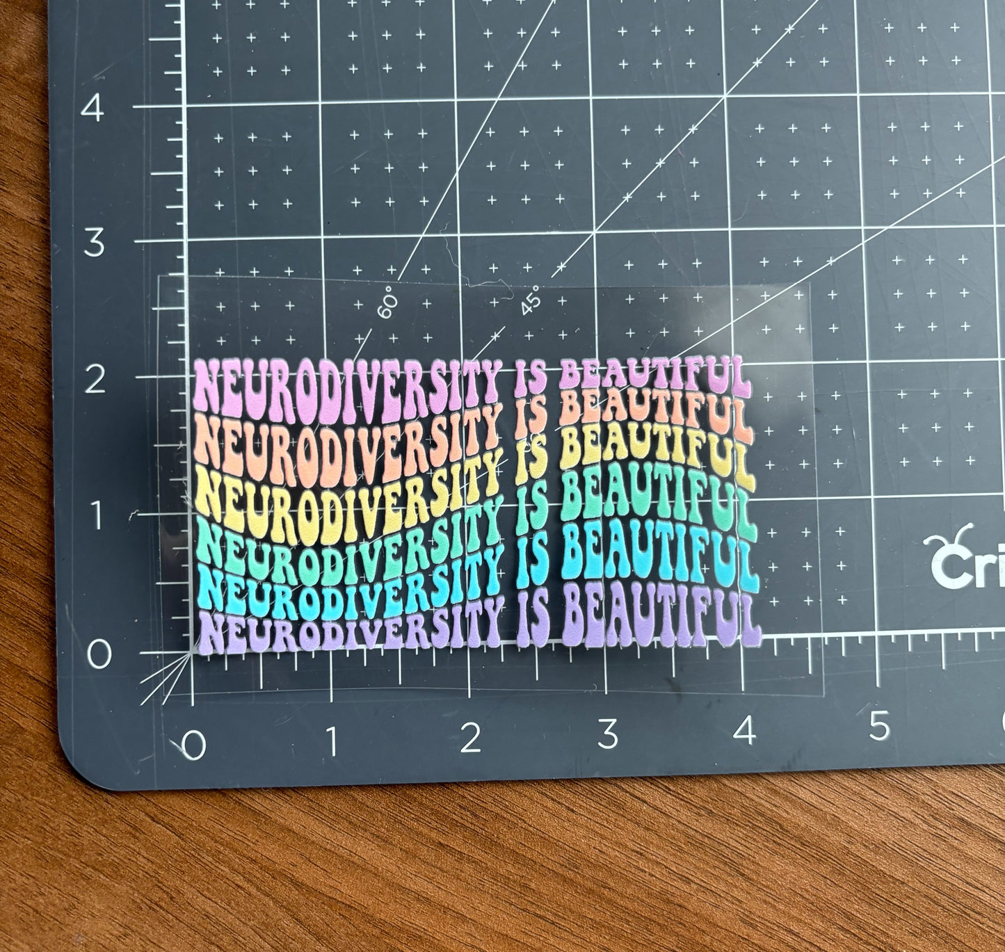 Neurodiversity is Beautiful Car Decal