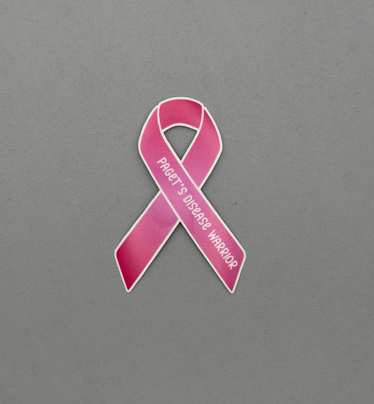 Paget’s Disease Warrior Ribbon Sticker | Paget's Disease of the Breast
