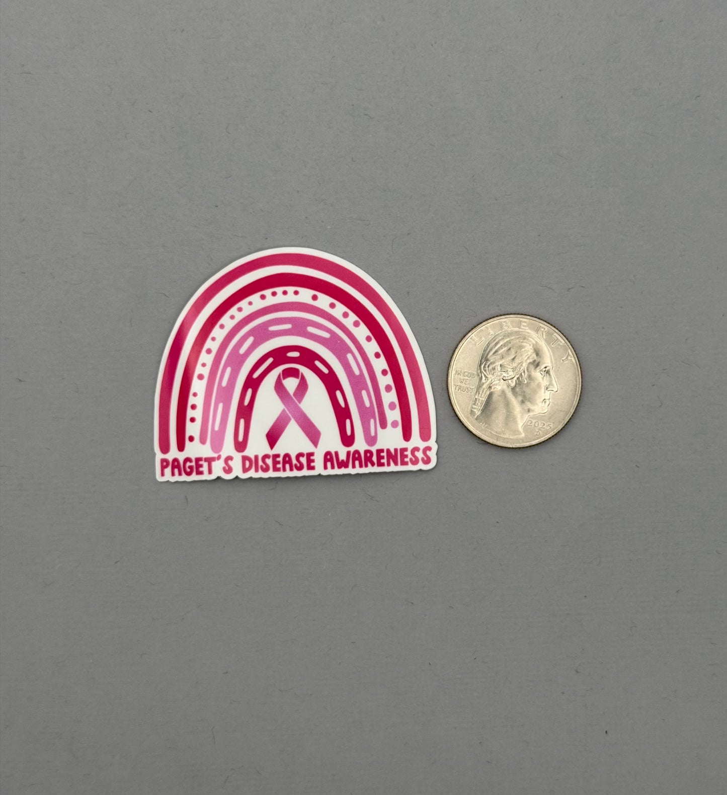 Paget’s Disease Awareness Rainbow Sticker | Paget's Disease of the Breast