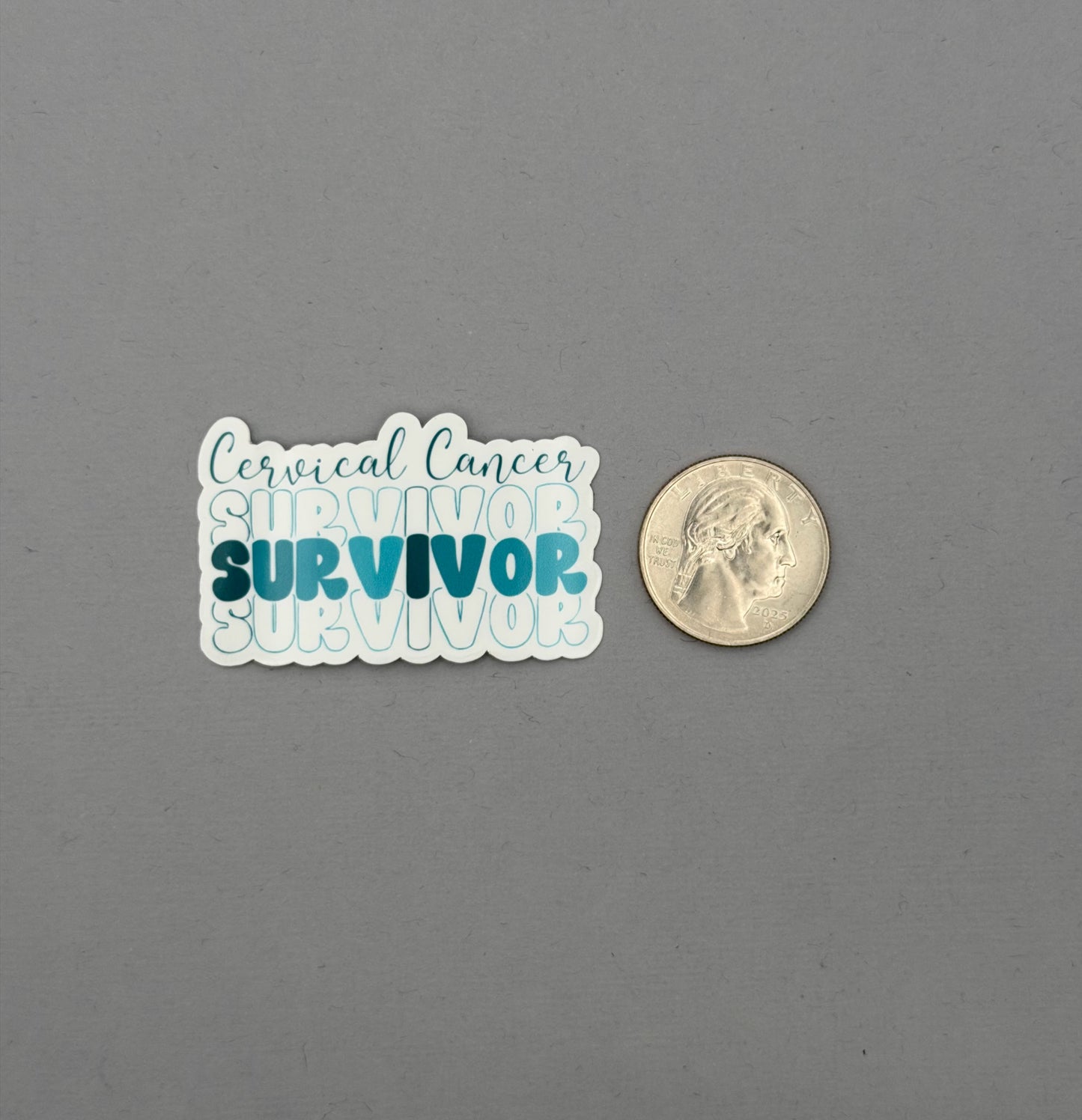 Cervical Cancer Survivor Sticker