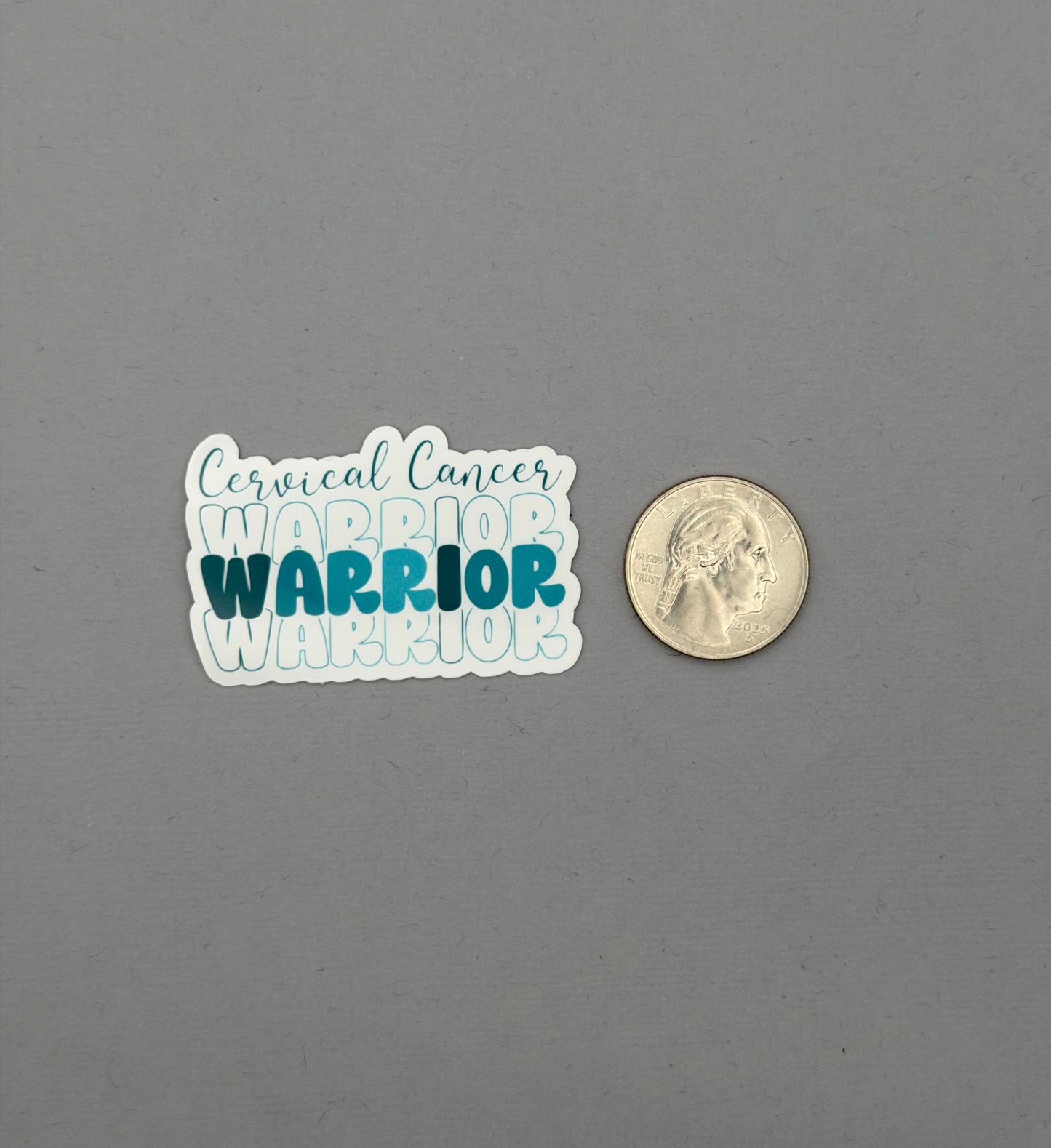 Cervical Cancer Warrior Sticker
