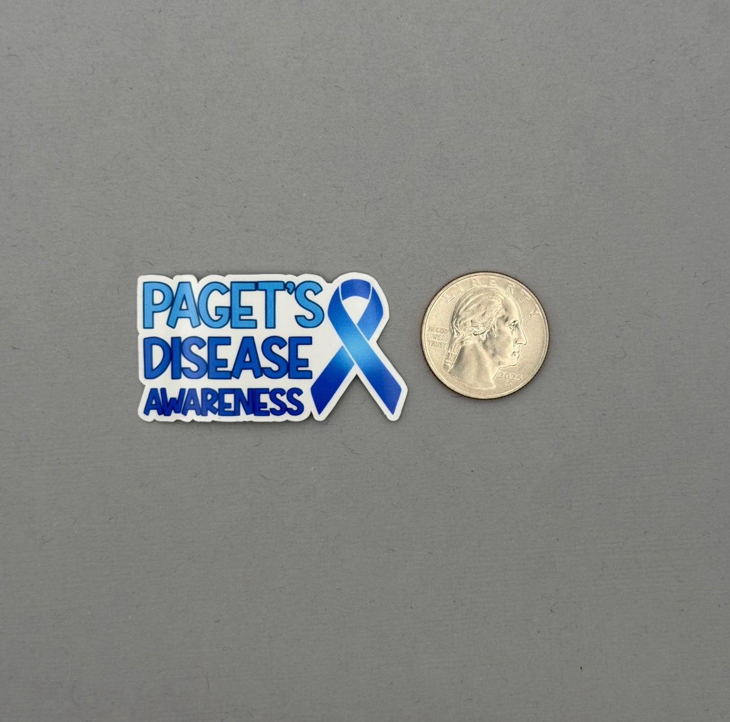 Paget’s Disease Awareness with Ribbon Sticker | Paget's Disease of the Bone