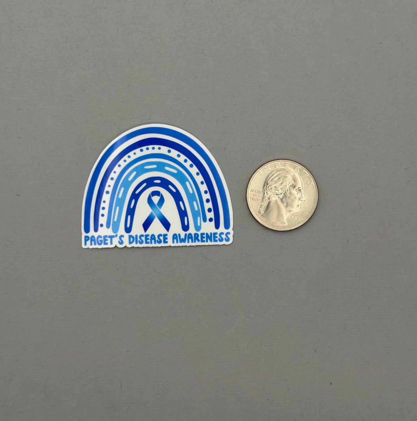 Paget’s Disease Awareness Rainbow Sticker | Paget's Disease of the Bone