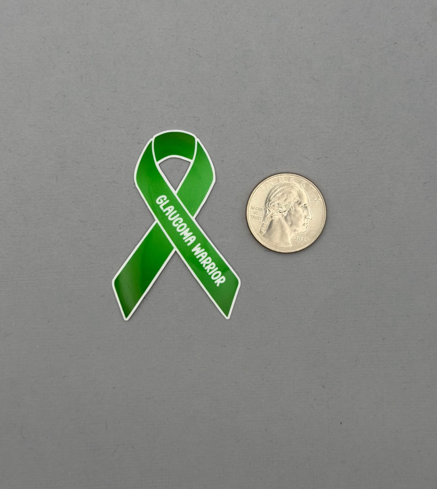 Glaucoma Warrior Ribbon Sticker