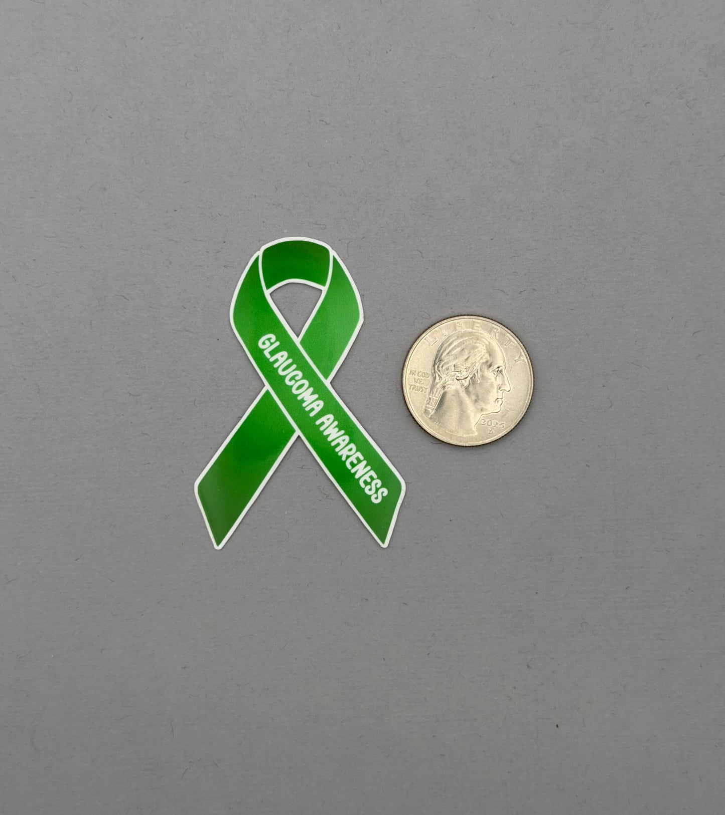 Glaucoma Awareness Ribbon Sticker