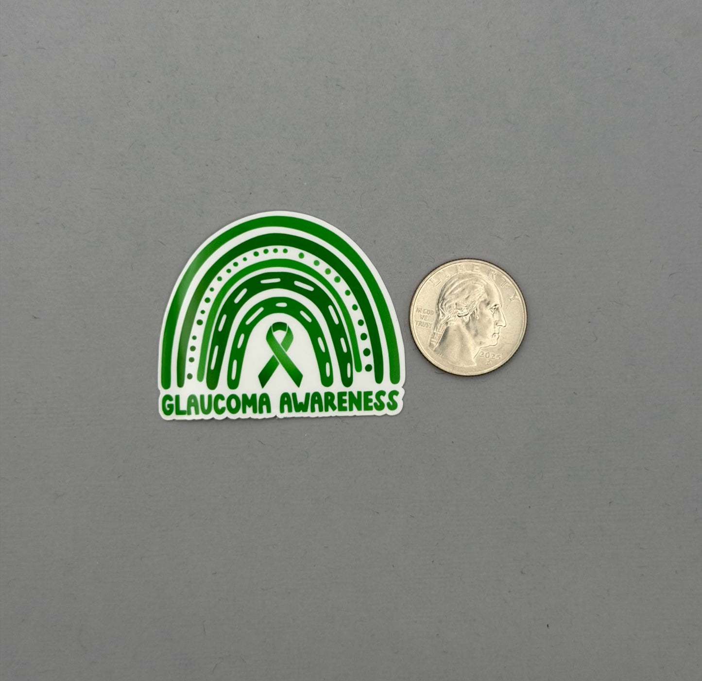 Glaucoma Awareness Rainbow Sticker
