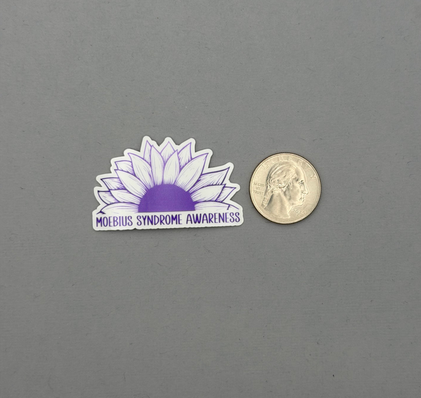 Moebius Syndrome Awareness Sunflower Sticker