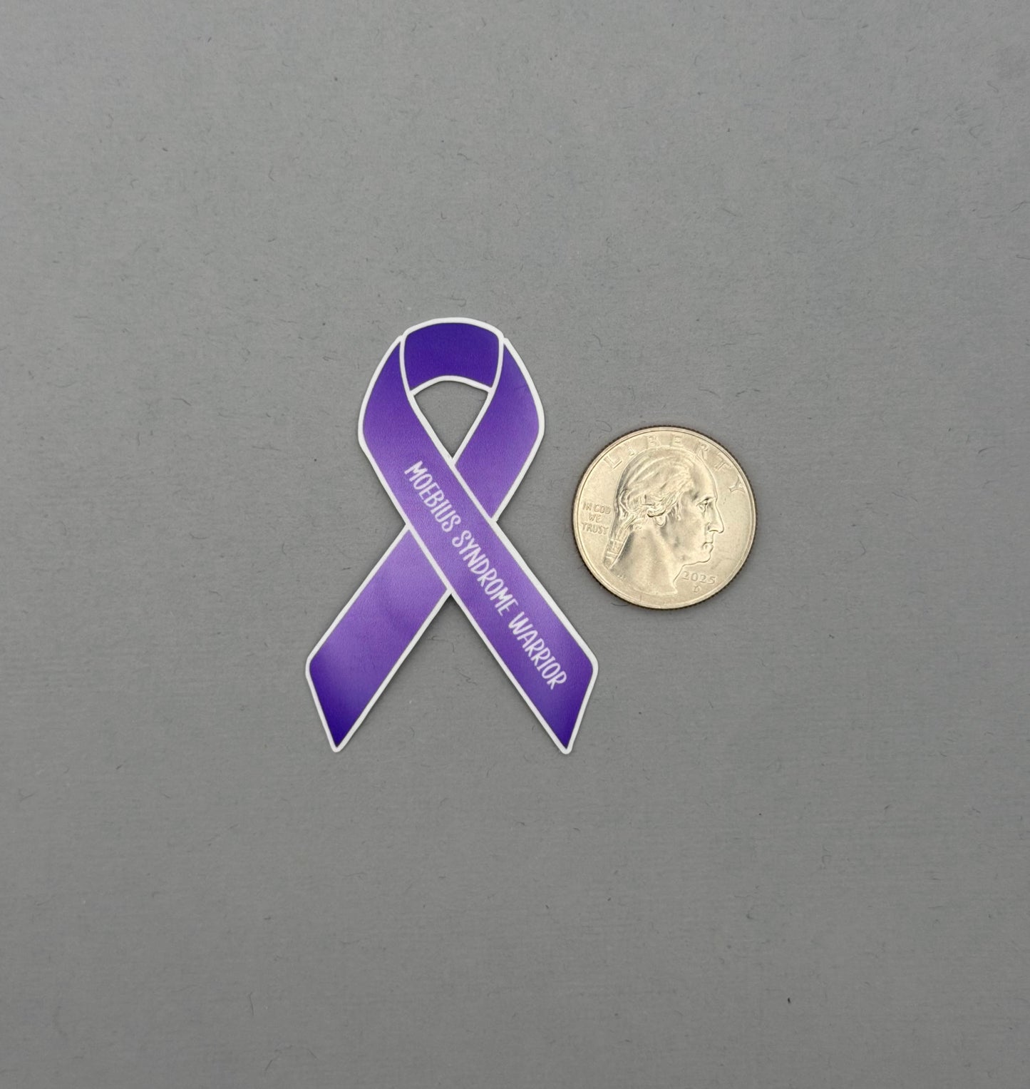 Moebius Syndrome Warrior Ribbon Sticker