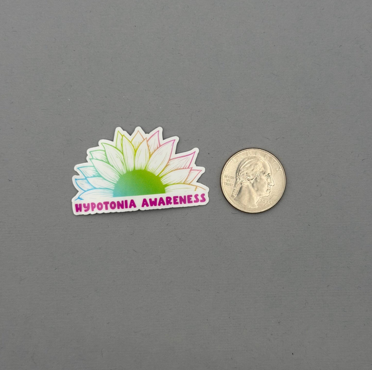 Hypotonia Sunflower Awareness Sticker