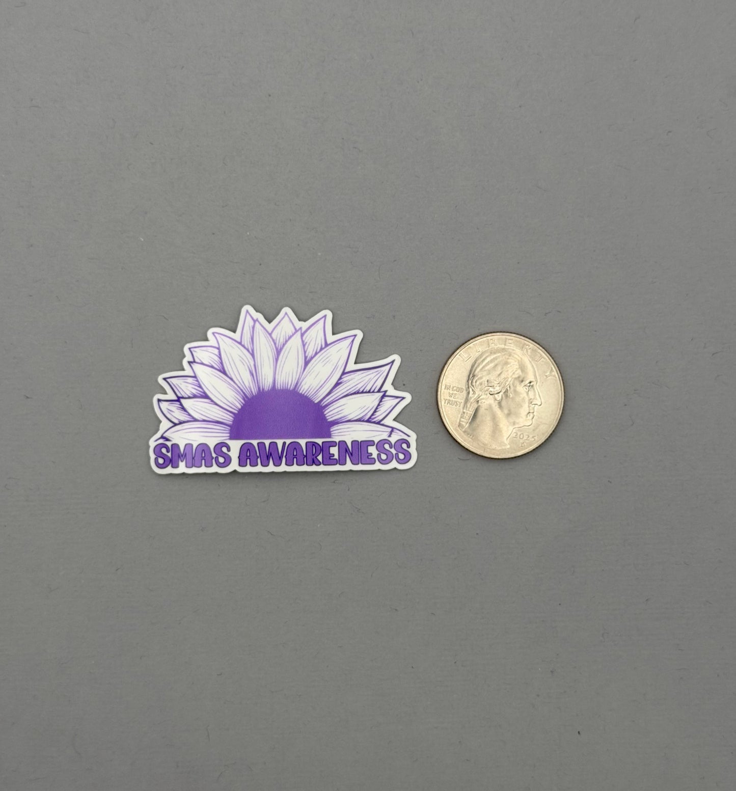SMAS Awareness Sunflower Sticker