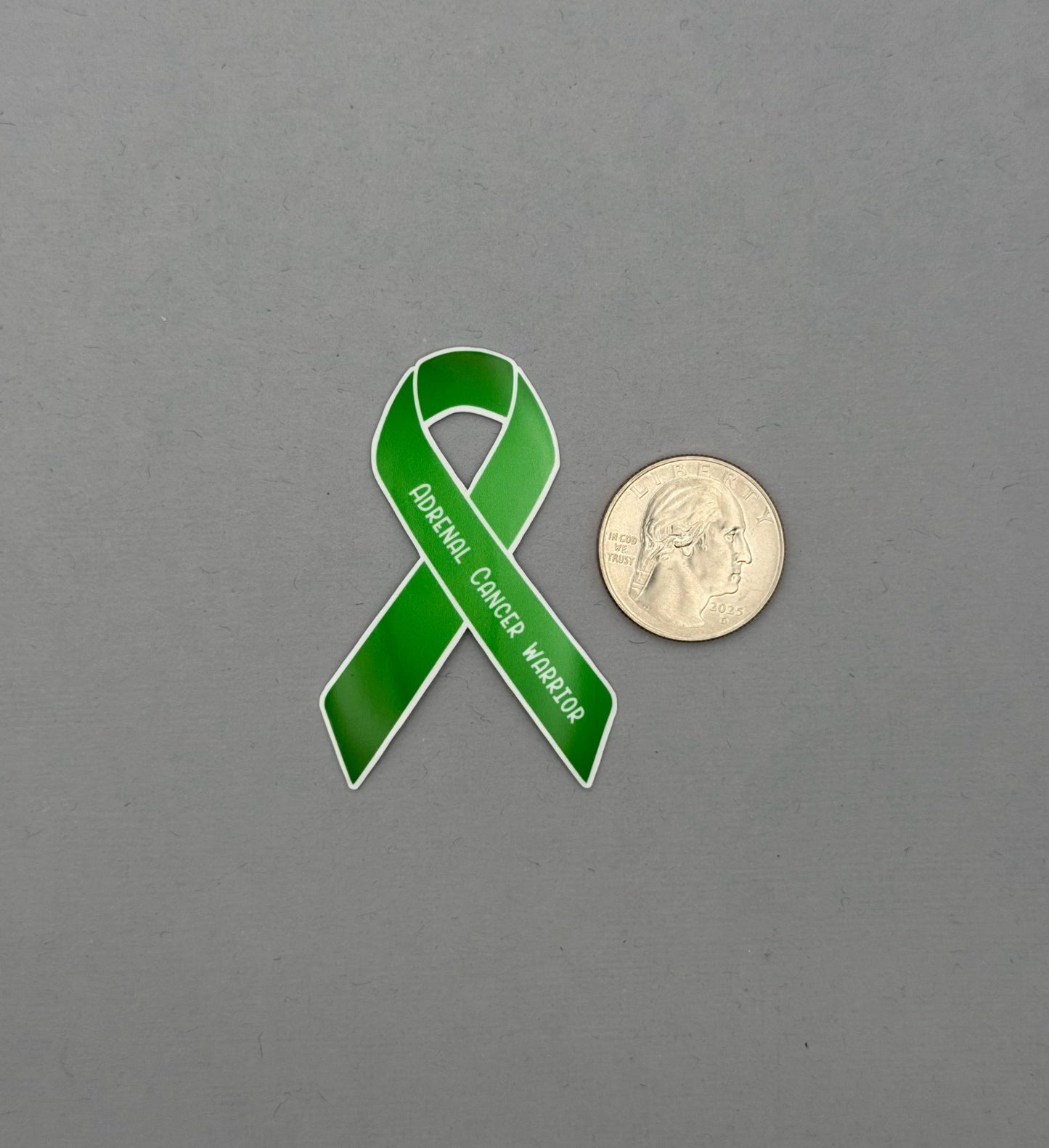 Adrenal Cancer Warrior Ribbon Sticker