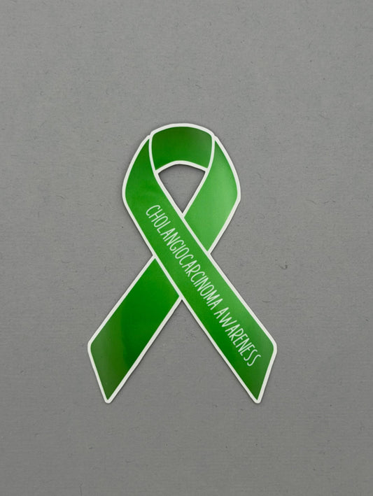 Cholangiocarcinoma Awareness Ribbon Sticker
